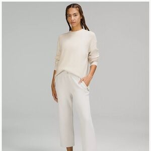 NWT Lululemon Merino Wool-Blend Rib Crewneck Sweater